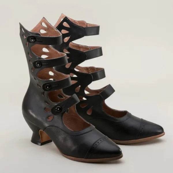 Fashion Women's Shoes High Heels Carved High Tube Spring and Autumn Pointed Toe Plus Size 43 Shoes for Women Zapatos Para Mujer 
Fashion Women's Shoes High Heels Carved High Tube Spring and Autumn Pointed Toe Plus Size 43 Shoes for Women Zapatos Para Mujer