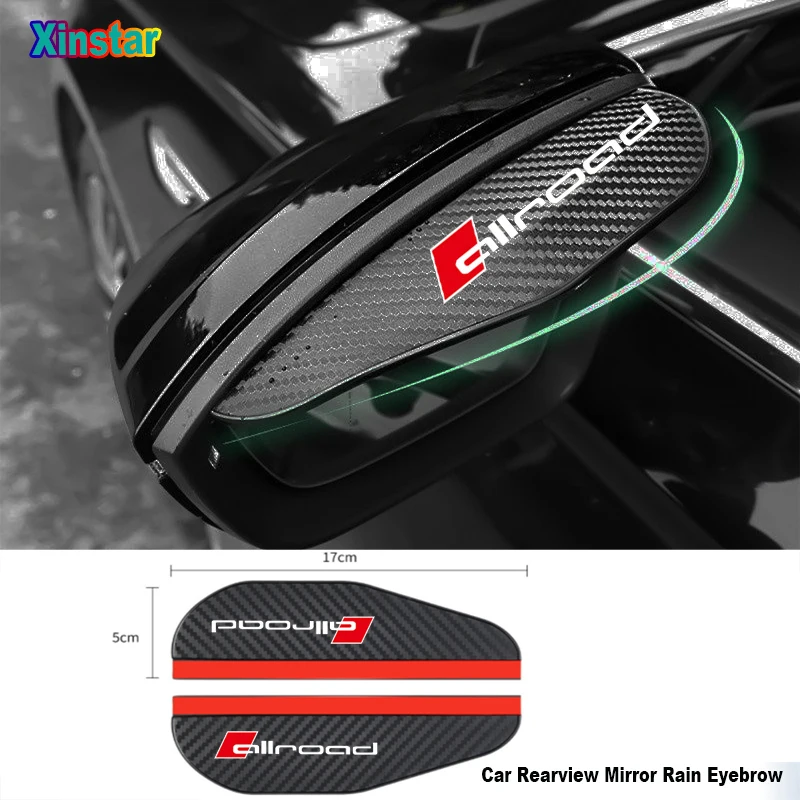 2pcs Carbon fiber Allroad Car Rearview Mirror Eyebrower Sticker For Audi sline rs A4 A6 Auto Accessories
2pcs Carbon fiber Allroad Car Rearview Mirror Eyebrower Sticker For Audi sline rs A4 A6 Auto Accessories