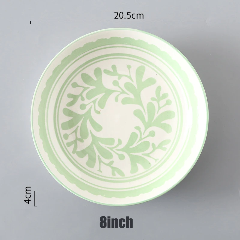 Funbaky 8inch Nordic Decorative Ceramic Plates Food Dish Household Dinner Plate Steak Fruit Salad Dishes
Funbaky 8inch Nordic Decorative Ceramic Plates Food Dish Household Dinner Plate Steak Fruit Salad Dishes