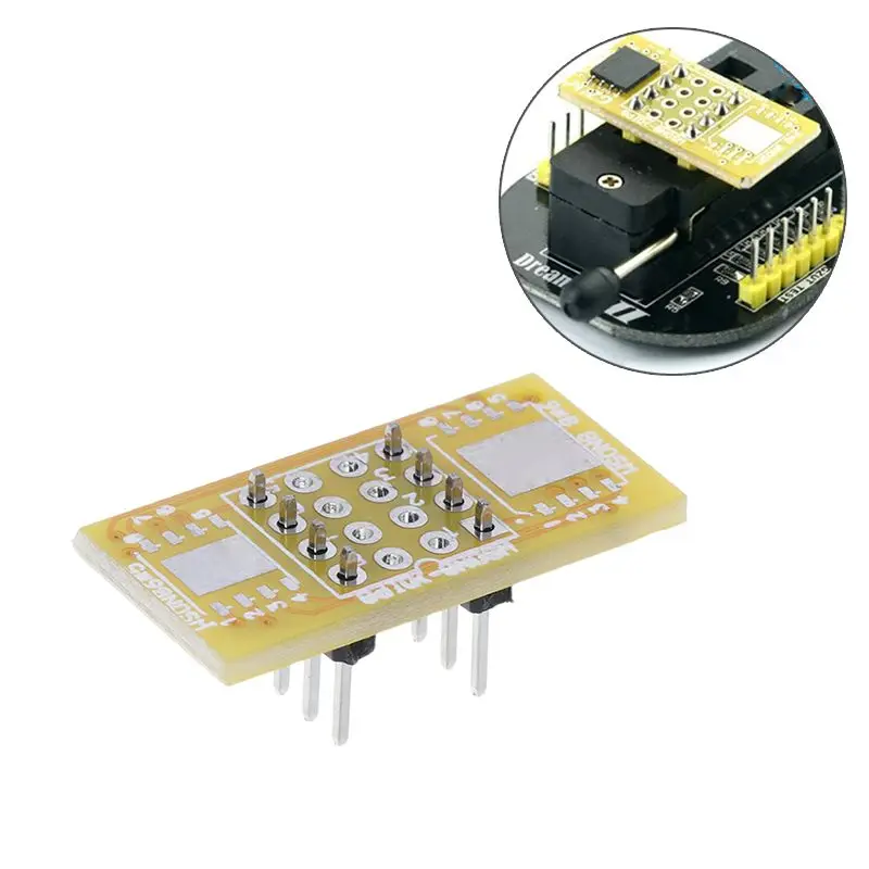 1pc 2 WSON8 To DIP8 Programmer Adapter Board QFN8/DFN8 To DIP8 & WSON8/MLF8 To DIP8 Socket A0NC
1pc 2 WSON8 To DIP8 Programmer Adapter Board QFN8/DFN8 To DIP8 & WSON8/MLF8 To DIP8 Socket A0NC