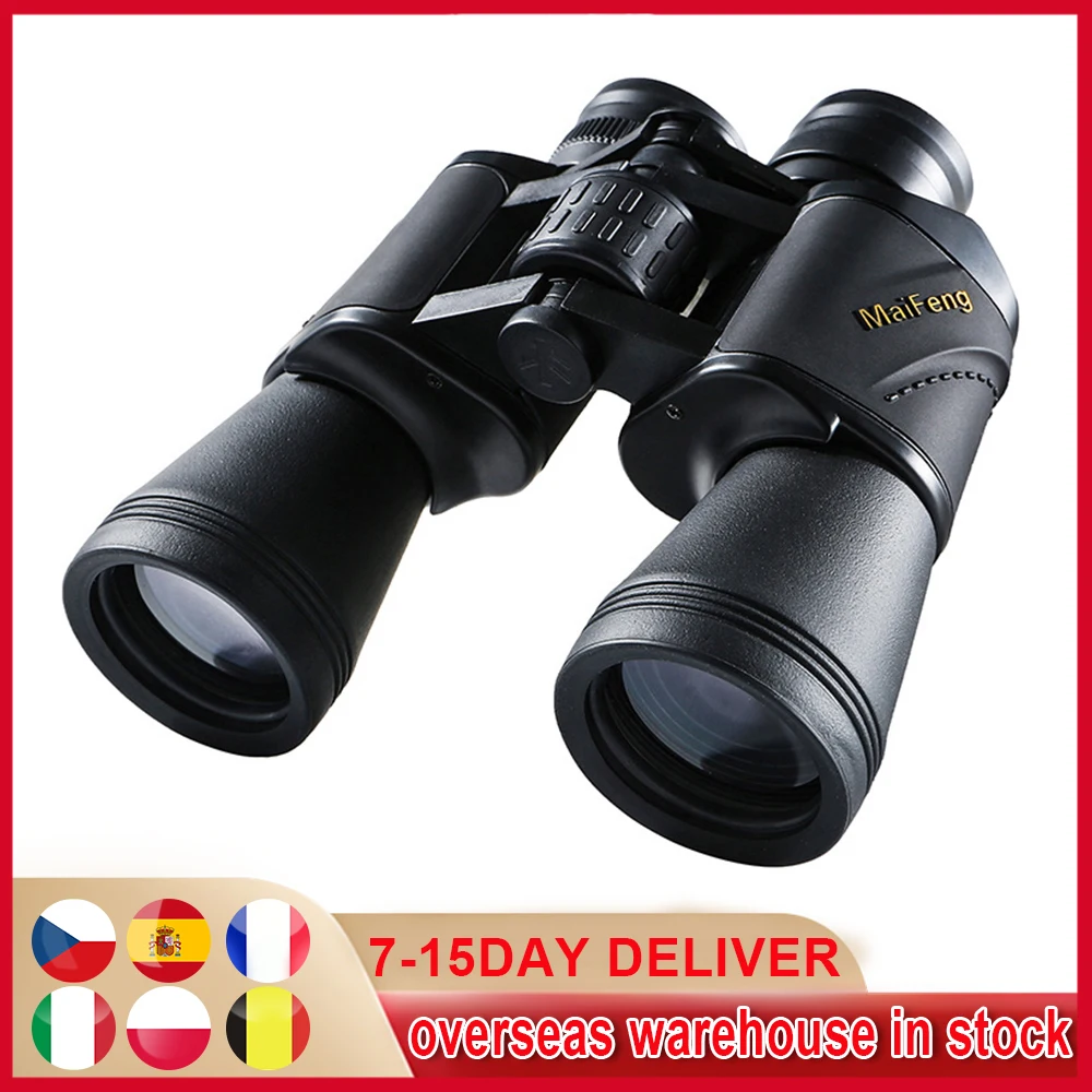 Outdoor 20x50 Standard HD Powerful Binoculars Long Range Folding Telescope BAK4 FMC Optics For Hunting Sports Camping Travel
Outdoor 20x50 Standard HD Powerful Binoculars Long Range Folding Telescope BAK4 FMC Optics For Hunting Sports Camping Travel