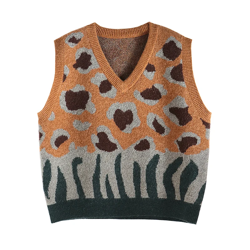 Vintage Knitted Vest Women's Autumn 2020 New Style Loose Versatile Sleeveless Warm soft Sweater Vest Wear V-Neck Fashion 
Vintage Knitted Vest Women's Autumn 2020 New Style Loose Versatile Sleeveless Warm soft Sweater Vest Wear V-Neck Fashion