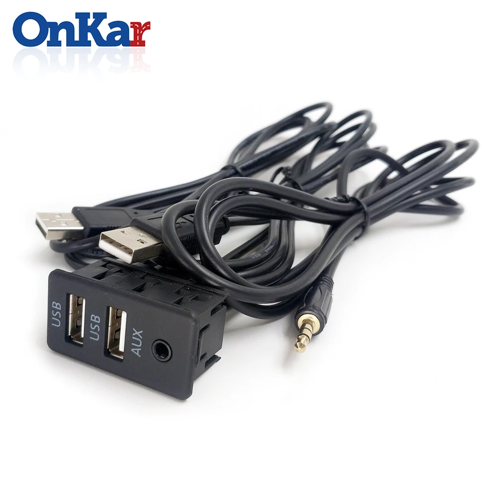ONKAR 150CM 3 Styles Car Dash Flush Mount USB Aux Port Panel Auto Boat Extension Cable Adapter For Toyota Volkswagen
ONKAR 150CM 3 Styles Car Dash Flush Mount USB Aux Port Panel Auto Boat Extension Cable Adapter For Toyota Volkswagen