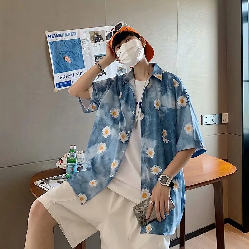 Japanese Fashion Men's Alternative Casual Shirts 2021 Harajuku Streetwear Men Clothing Hip-hop Graphic Print Short-sleeve Shirt
Japanese Fashion Men's Alternative Casual Shirts 2021 Harajuku Streetwear Men Clothing Hip-hop Graphic Print Short-sleeve Shirt