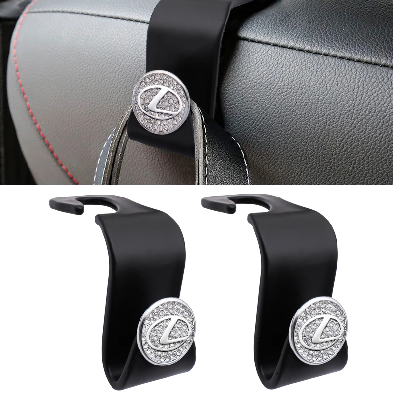 1/2pcs Diamond Car Hooks Seat Back Storage Hook Bag Auto Interior For Lexus ES RX LS IS NX IS250 LS430 RX450h IS200 CT200h GS300
1/2pcs Diamond Car Hooks Seat Back Storage Hook Bag Auto Interior For Lexus ES RX LS IS NX IS250 LS430 RX450h IS200 CT200h GS300