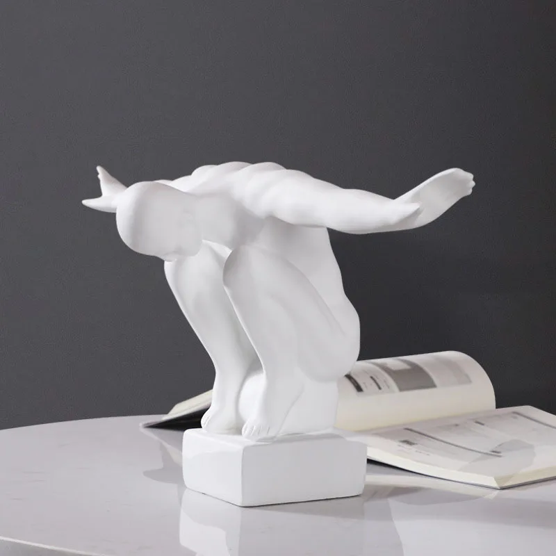 Modern minimalist resin Flying Man Decoration light luxury home study office desk decorations minimalist art resin crafts
Modern minimalist resin Flying Man Decoration light luxury home study office desk decorations minimalist art resin crafts