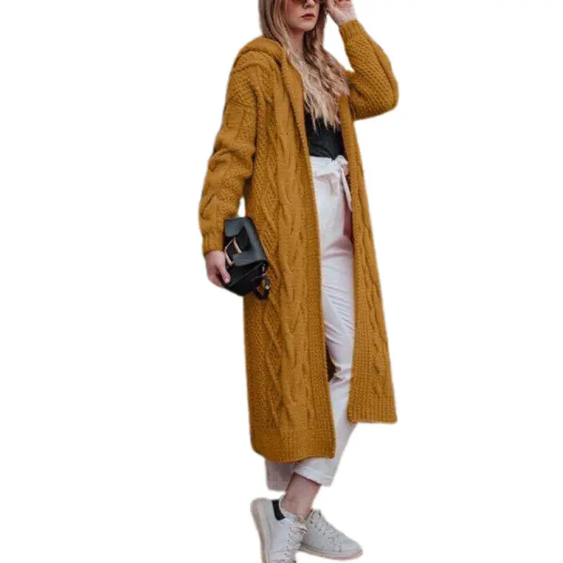 Womens Laides Long Sleeve Plain Knitted Cardigan Hooded Knitwear Outerwear Tops
Womens Laides Long Sleeve Plain Knitted Cardigan Hooded Knitwear Outerwear Tops