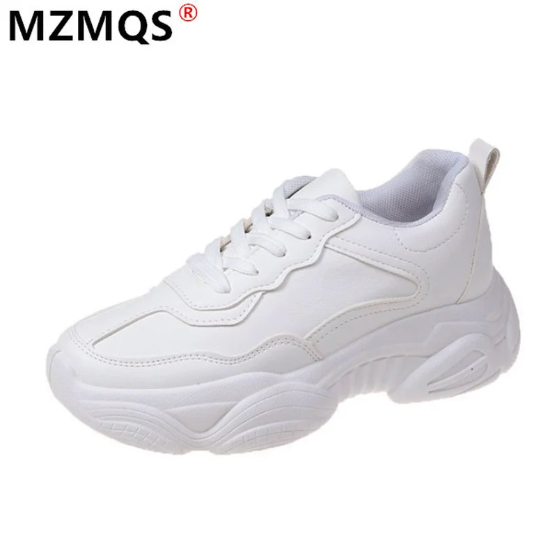 2021 New Autumn Women's Vulcanized Shoes Platform Comfortable Casual Shoes Fashion Leather Sneakers Lace-up Women's Dad Shoes
2021 New Autumn Women's Vulcanized Shoes Platform Comfortable Casual Shoes Fashion Leather Sneakers Lace-up Women's Dad Shoes