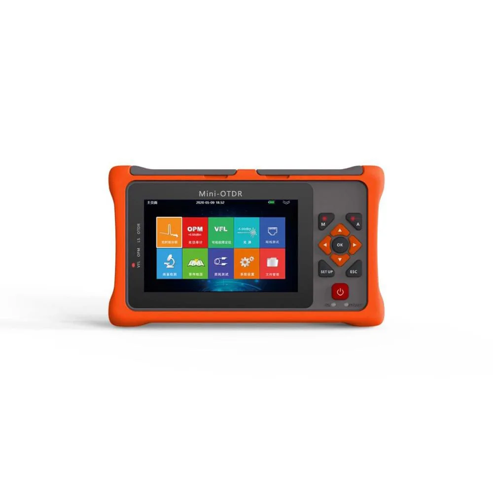 OTDR active fiber Fiber Optic Reflectometer Touch Screen VFL OLS OPM Event Map Ethernet Cable Tester E TM1100 Series MINI
OTDR active fiber Fiber Optic Reflectometer Touch Screen VFL OLS OPM Event Map Ethernet Cable Tester E TM1100 Series MINI