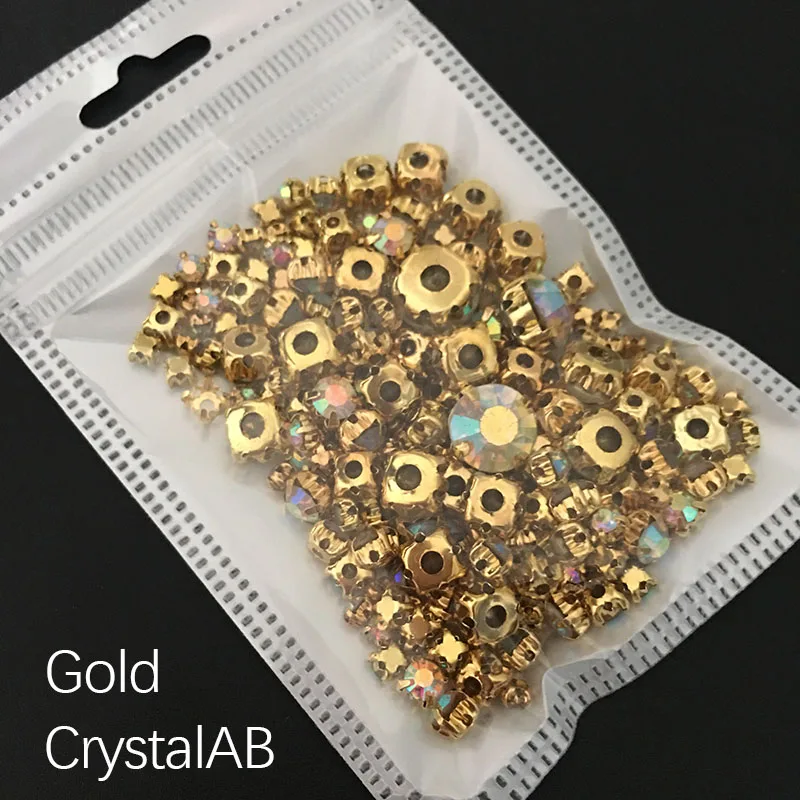 Hot Sale Sew On Rhinestone Crystal Mixed 7 Sizes 3mm-10mm Gold/Silver claw glass Stones 200pcs DIY decoration accessories
Hot Sale Sew On Rhinestone Crystal Mixed 7 Sizes 3mm-10mm Gold/Silver claw glass Stones 200pcs DIY decoration accessories