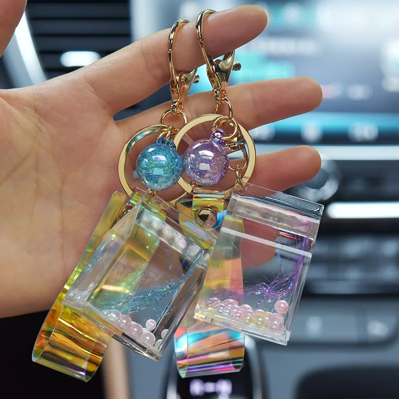 Milk Box Shape Acrylic Keychain Pear Into Moving Liquid Keyrings Wholesale Decompression Drift Bottle Jewelry Kids Gifts
Milk Box Shape Acrylic Keychain Pear Into Moving Liquid Keyrings Wholesale Decompression Drift Bottle Jewelry Kids Gifts