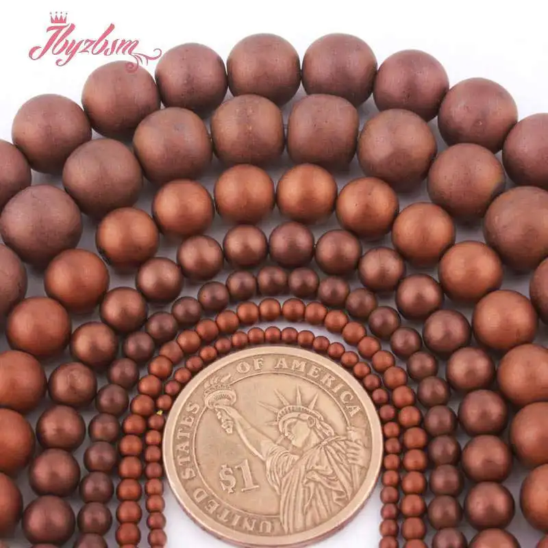 Coffee Brown Hematite Beads Round Frost Stone Spacer Beads 2.3.4.6.8.10mm for DIY Women Men Jewelry Making Necklace Bracelet 15"
Coffee Brown Hematite Beads Round Frost Stone Spacer Beads 2.3.4.6.8.10mm for DIY Women Men Jewelry Making Necklace Bracelet 15"