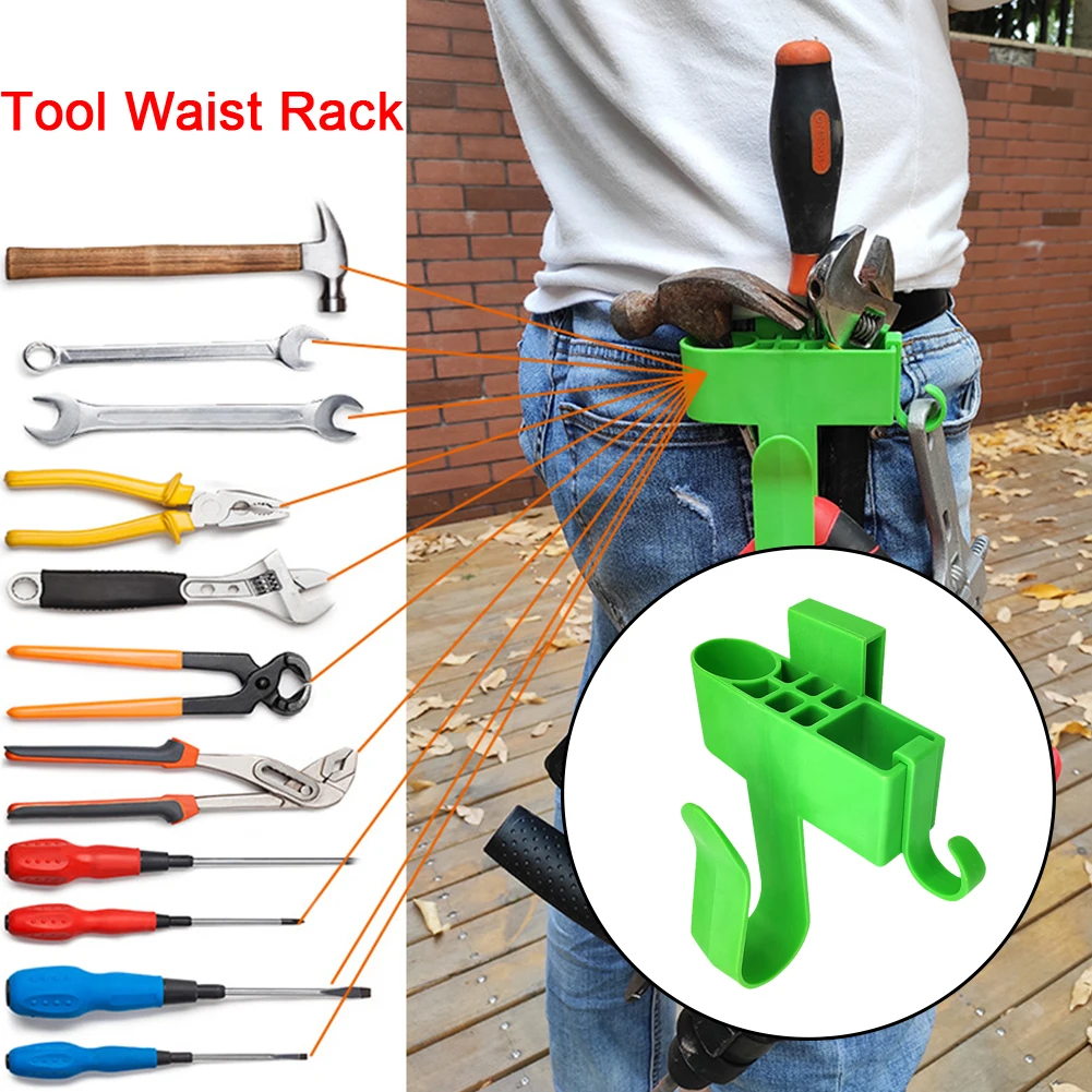 Wear Resistant Protective Tool Waist Rack Durable Green Multi Slots Repair Plastic Outdoor Drill Holder Home Portable Organizer
Wear Resistant Protective Tool Waist Rack Durable Green Multi Slots Repair Plastic Outdoor Drill Holder Home Portable Organizer