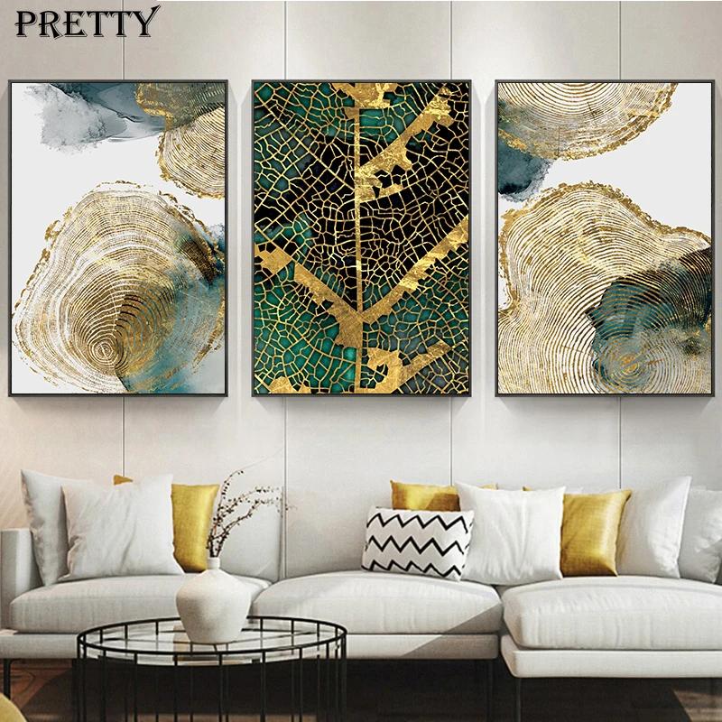 Leaf and Trunk Texture Canvas Painting Abstract Art Luxury Green Gold Wall Poster Prints Modern Nordic Living Room Decor Picture
Leaf and Trunk Texture Canvas Painting Abstract Art Luxury Green Gold Wall Poster Prints Modern Nordic Living Room Decor Picture