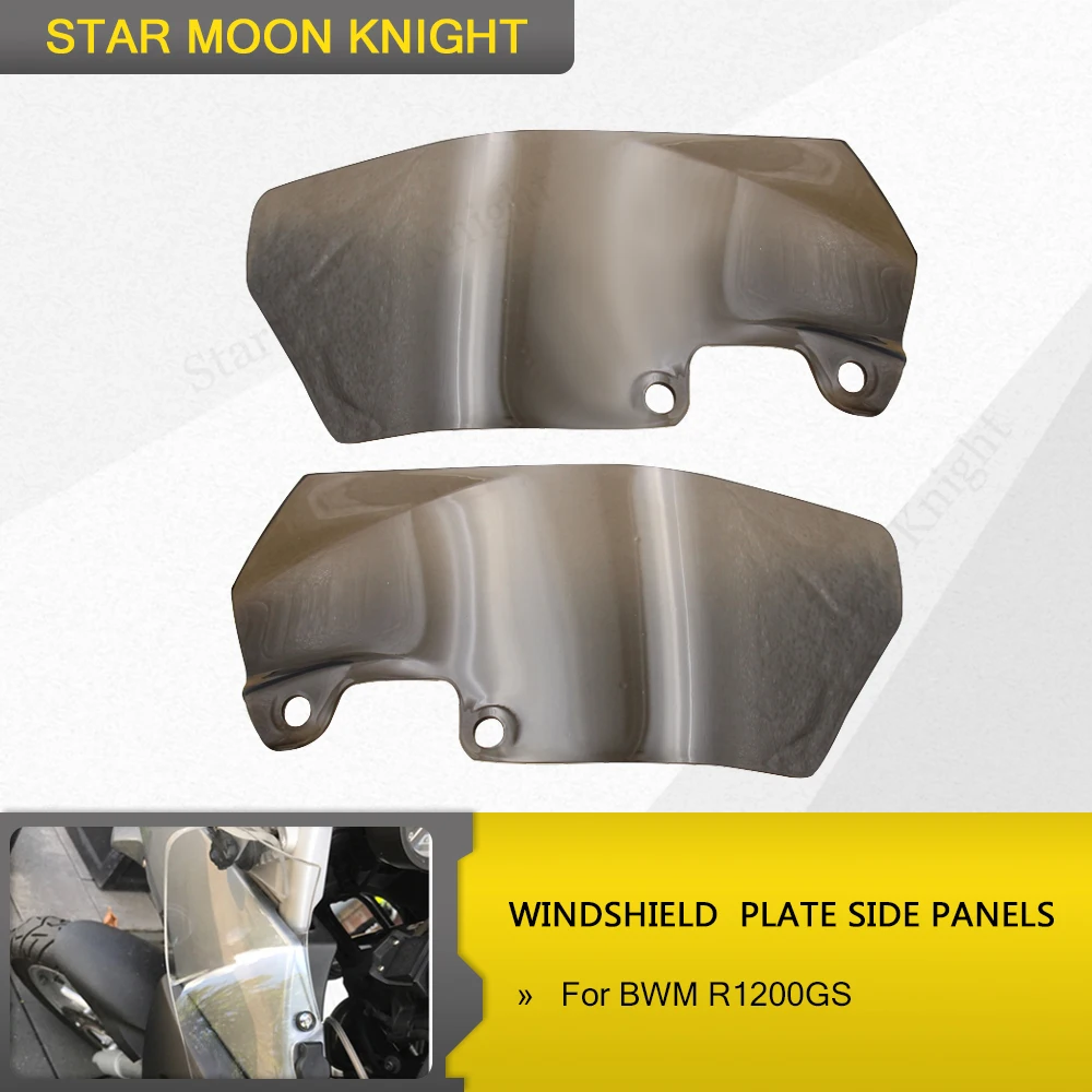 Transparent/ Smoke Motorcycle Windshield Windscreen Ventilation plate side panels For R1200GS 2004-2012 R 1200 GS 04-12
Transparent/ Smoke Motorcycle Windshield Windscreen Ventilation plate side panels For R1200GS 2004-2012 R 1200 GS 04-12