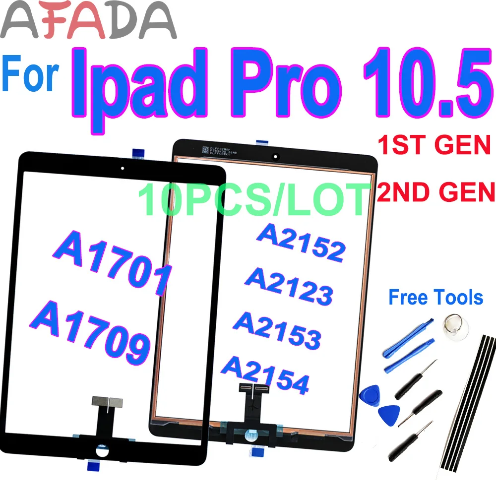 10pcs 10.5" Touch Screen Panel For iPad Pro 10.5 Glass Sensor Panel A1701 A1709 A2152 A2123 A215 A2154 Replacement Repair Parts
10pcs 10.5" Touch Screen Panel For iPad Pro 10.5 Glass Sensor Panel A1701 A1709 A2152 A2123 A215 A2154 Replacement Repair Parts