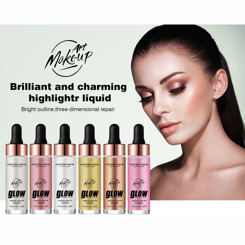 Highlight liquid foundation moisturizing concealer face eye highlighter face makeup contour palette liquid highlighter cosmetic
Highlight liquid foundation moisturizing concealer face eye highlighter face makeup contour palette liquid highlighter cosmetic