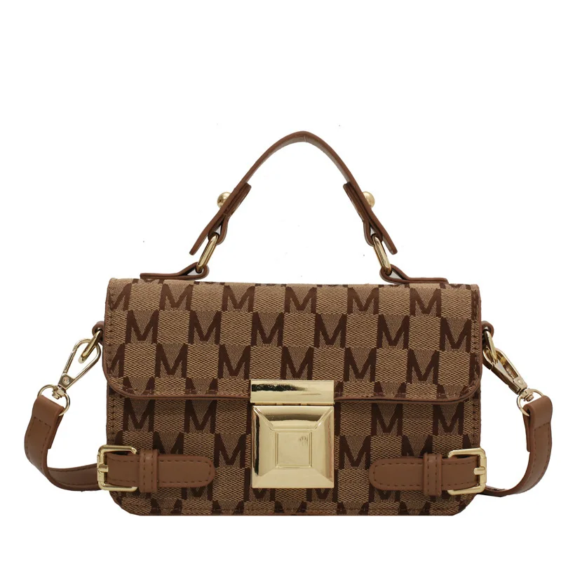 Letter Jacquard Cloth Small Crossbody Bag With Short Handle for Women 2021 Retro Brand Shoulder Bag Women Lock Handbag and Purse
Letter Jacquard Cloth Small Crossbody Bag With Short Handle for Women 2021 Retro Brand Shoulder Bag Women Lock Handbag and Purse