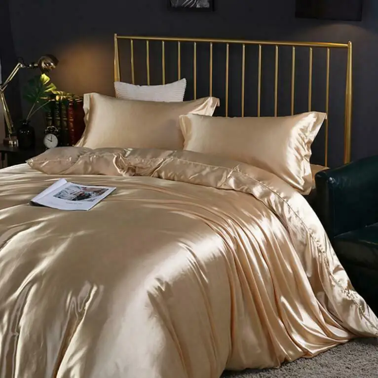 Summer Washed Real Silk Bedding Quilt Duvet Cover Pillowcases Sheet Set Hot Sell
Summer Washed Real Silk Bedding Quilt Duvet Cover Pillowcases Sheet Set Hot Sell