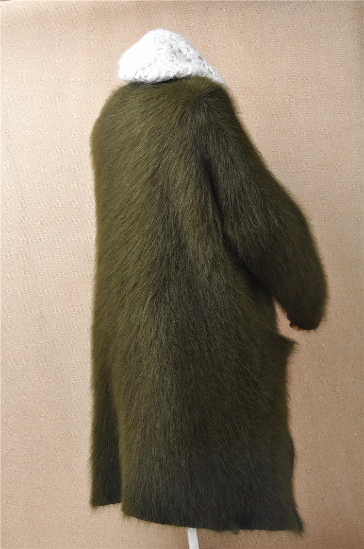 ladies women fashion hairy mink cashmere knitted long sleeves loose cardigans knitwear inside winter angora fur jacket coat pull
ladies women fashion hairy mink cashmere knitted long sleeves loose cardigans knitwear inside winter angora fur jacket coat pull