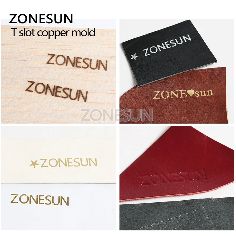 ZONESUN Т-образные гибкие буквы гравировальная форма с ЧПУ машина для горячего