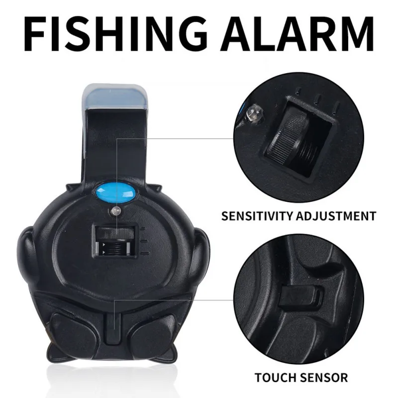 Balight Portable Fishing Bite Alarm Clip Fishing Rod Loud Siren Daytime Night Indicator With LED Light Fishing Line Gear 
Balight Portable Fishing Bite Alarm Clip Fishing Rod Loud Siren Daytime Night Indicator With LED Light Fishing Line Gear