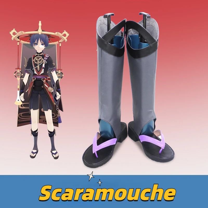 Аниме Горячая игра Genshin Impact новый персонаж Scaramouche на заказ размеры 35-50 унисекс обувь для косплея
Аниме Горячая игра Genshin Impact новый персонаж Scaramouche на заказ размеры 35-50 унисекс обувь для косплея