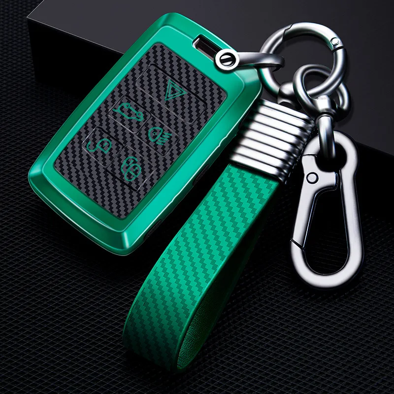 New Luxury Car Key Cover Case for Jaguar Land Rover Range Sport Evoque Velar Discovery 4 Freelander 5 Keychains Holder Bag 
New Luxury Car Key Cover Case for Jaguar Land Rover Range Sport Evoque Velar Discovery 4 Freelander 5 Keychains Holder Bag