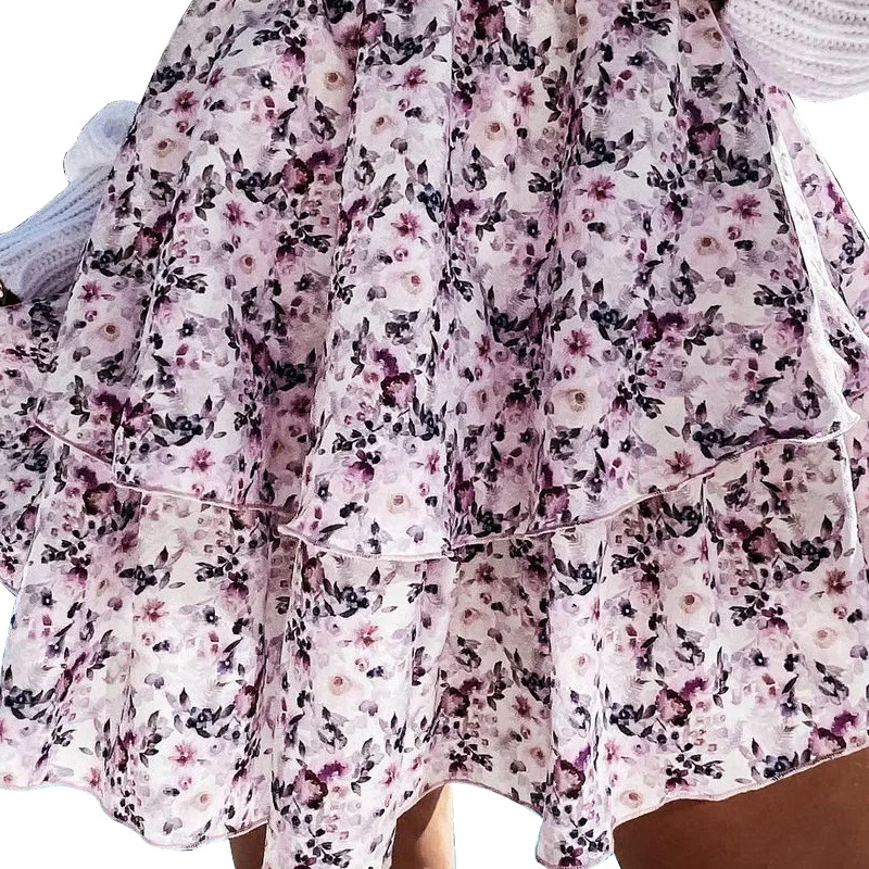 Summer Women Skirt Floral Print Ruffle High Waist Pleated Skirts Cute Sweet Girls Dance Mini Skirt Lady Casual Beachwear Dress
Summer Women Skirt Floral Print Ruffle High Waist Pleated Skirts Cute Sweet Girls Dance Mini Skirt Lady Casual Beachwear Dress