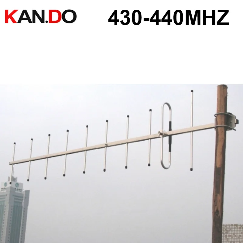10 sege портативная антенна U band yagi 430 440 МГц усиление 12dbi Любительская