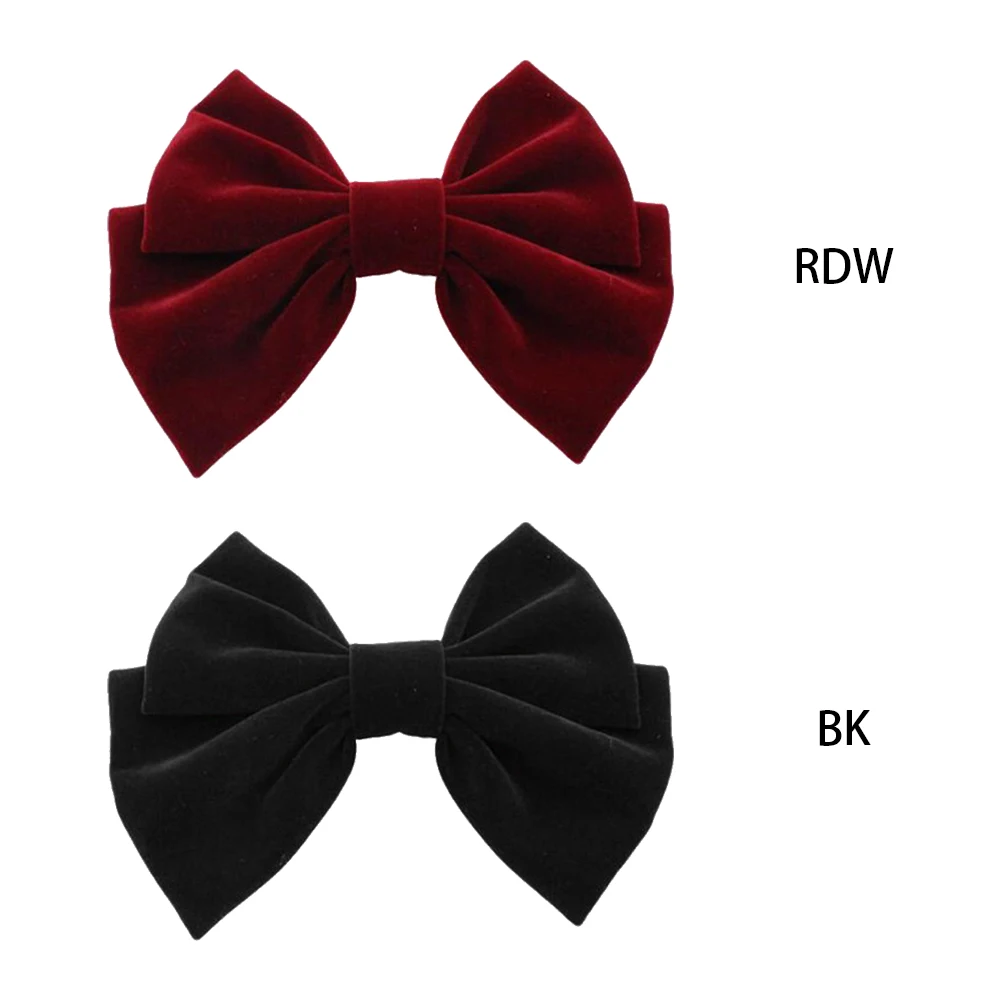 Women Velvet Bow With Clip Girls Elegant Bow Tie Hairpins Vintage Black Wine Red Bow Hair Clip Prom Hair Accessories Party
Women Velvet Bow With Clip Girls Elegant Bow Tie Hairpins Vintage Black Wine Red Bow Hair Clip Prom Hair Accessories Party