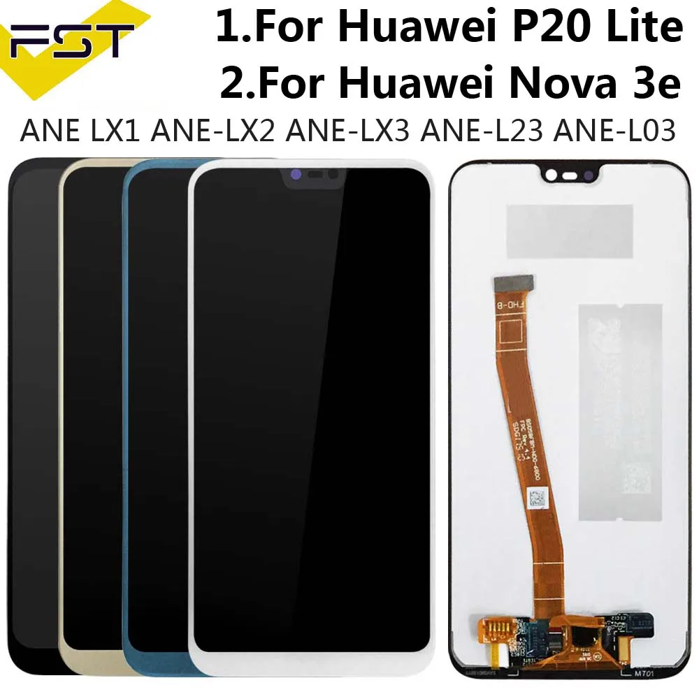 For HUAWEI P20 Lite LCD Display Touch Screen Digitizer for HUAWEI P20 Lite LCD Replacement Ane-lx1 Lx3 Nova 3e
For HUAWEI P20 Lite LCD Display Touch Screen Digitizer for HUAWEI P20 Lite LCD Replacement Ane-lx1 Lx3 Nova 3e