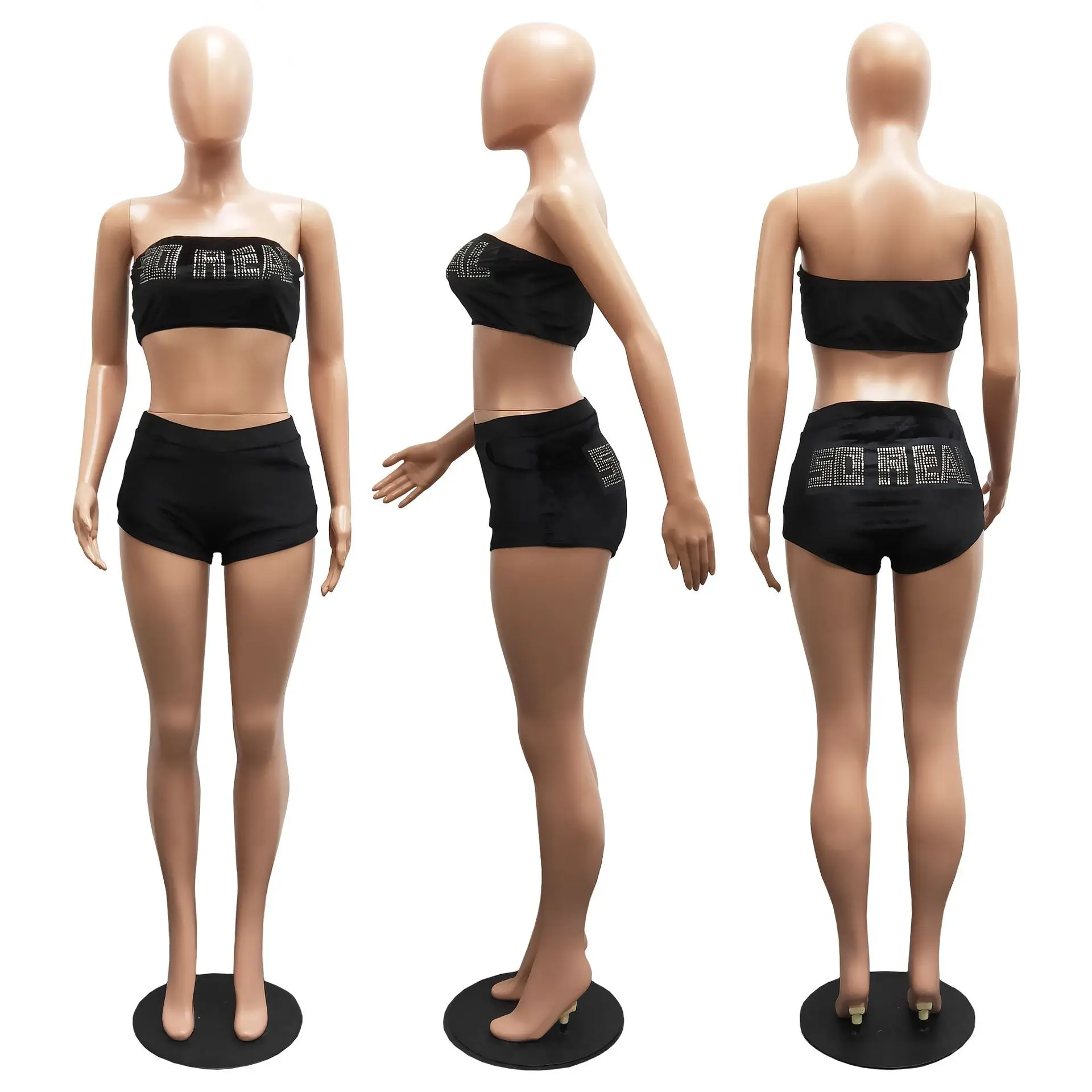 Two-piece Set Women Letter Printed Hot Drilling Shorts Sport Jogger Suit Sexy Club Outfits Party Women Clothing
Two-piece Set Women Letter Printed Hot Drilling Shorts Sport Jogger Suit Sexy Club Outfits Party Women Clothing