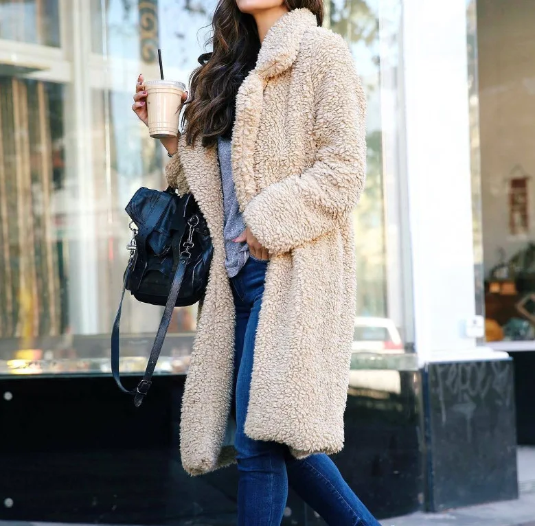 Cnmyou Hot sale explosion2020Fall and Winter lapels pocket long sleeve Ms. plush long trench coat
Cnmyou Hot sale explosion2020Fall and Winter lapels pocket long sleeve Ms. plush long trench coat