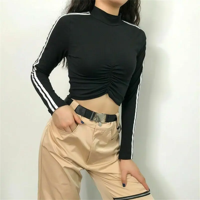 Fashion Women Sweatshirts Long Sleeve Turtlecollar Slim short Hoodies Casual Pullover Jumper Top New Plus Size
Fashion Women Sweatshirts Long Sleeve Turtlecollar Slim short Hoodies Casual Pullover Jumper Top New Plus Size