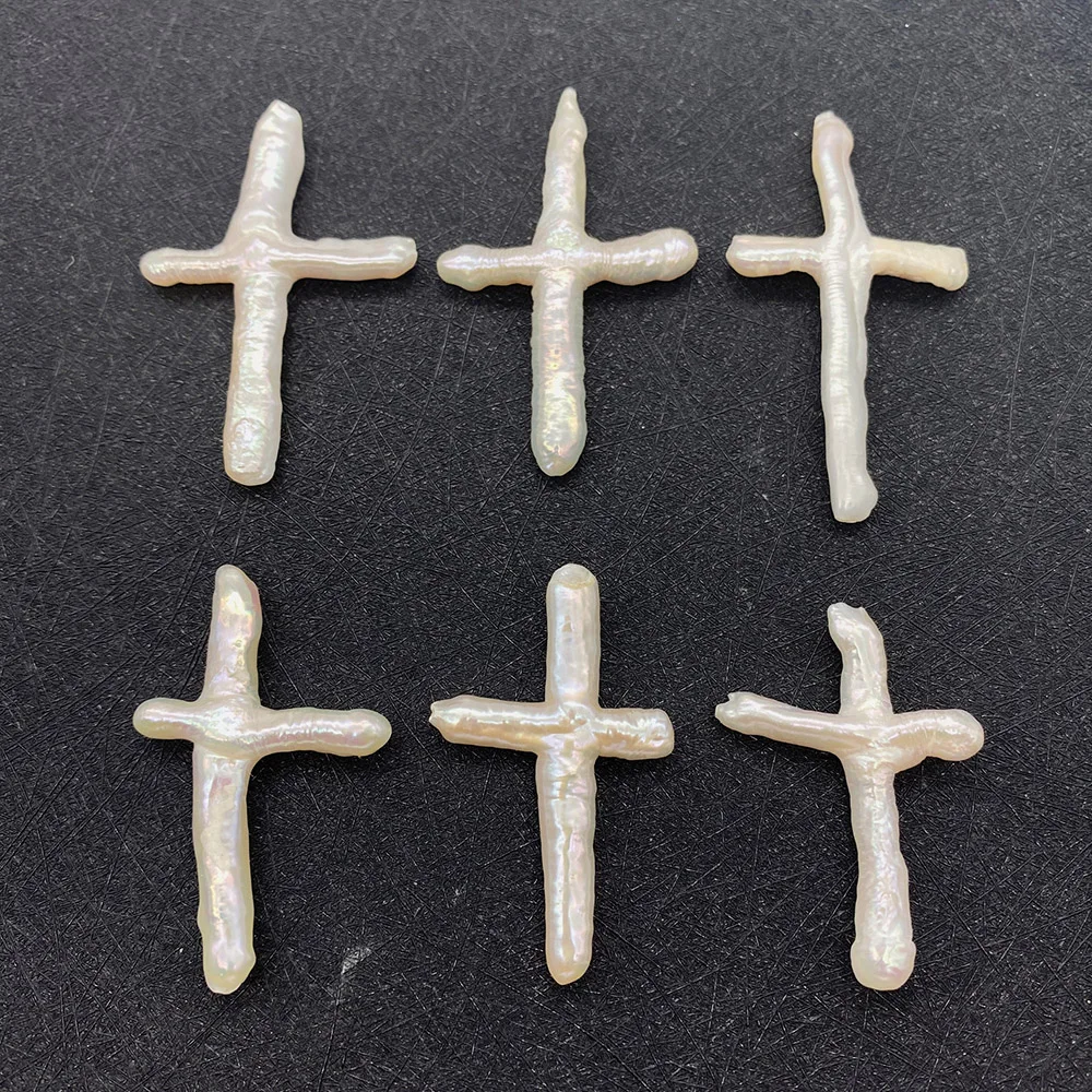 1pcs/pack Natural Freshwater Pearl Beads Cross Loose Beads DIY Necklace Bracelet Earrings Charm Making Accessories Crafts Beads
1pcs/pack Natural Freshwater Pearl Beads Cross Loose Beads DIY Necklace Bracelet Earrings Charm Making Accessories Crafts Beads