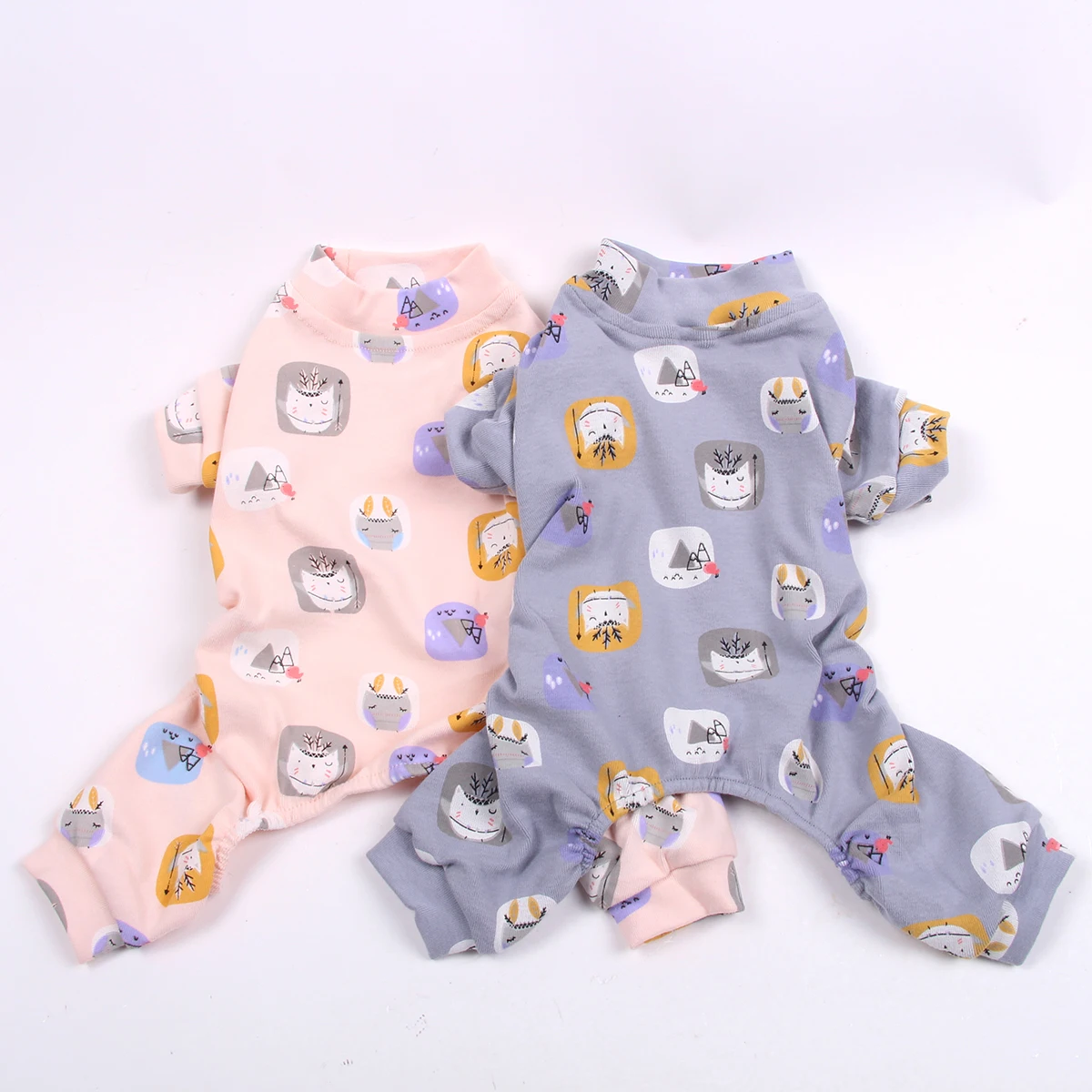 Dog Cat Soft Pajamas Jumpsuit 100% Cotton Cartoon Design Cat Puppy Sleepwear Nightshirt Home Apparel 5 Sizes 8 Colours
Dog Cat Soft Pajamas Jumpsuit 100% Cotton Cartoon Design Cat Puppy Sleepwear Nightshirt Home Apparel 5 Sizes 8 Colours