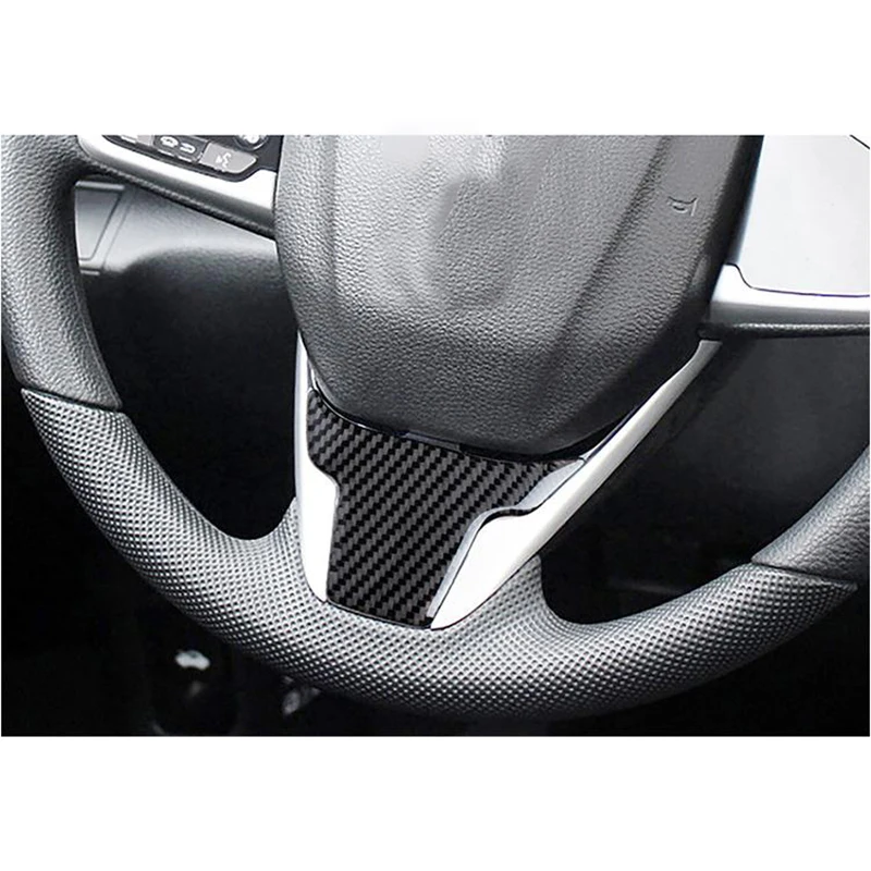 Carbon Fiber Car Interior Steering Wheel Button Cover Trim for Civic 16-19
Carbon Fiber Car Interior Steering Wheel Button Cover Trim for Civic 16-19