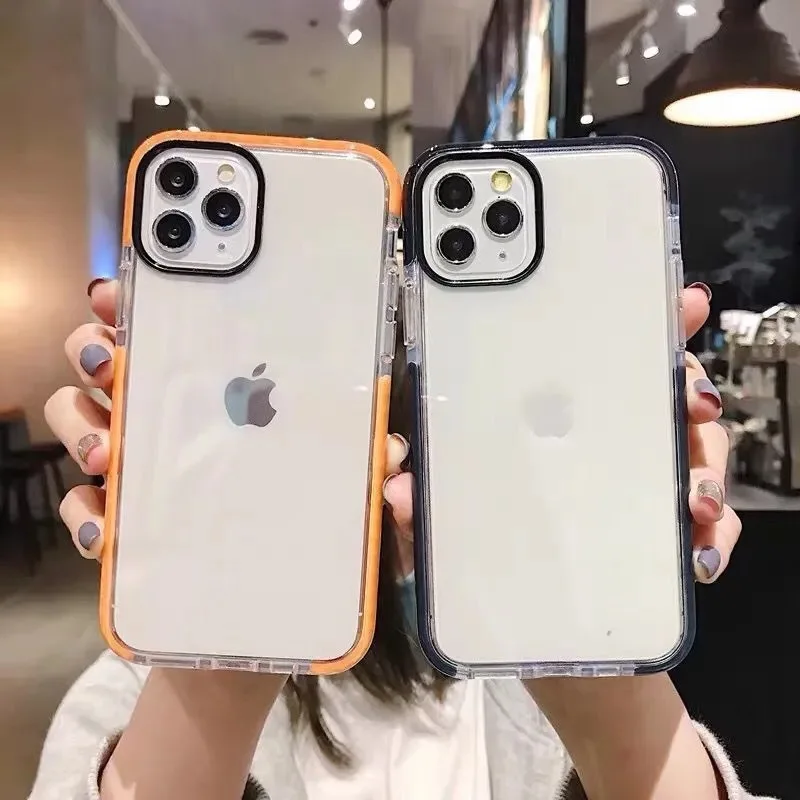 Soft Two-color Tpu Case For iPhone 13 12 mini 11 Pro Max cases Shockproof transparent Matte Hard PC Back with Soft Silicone case
Soft Two-color Tpu Case For iPhone 13 12 mini 11 Pro Max cases Shockproof transparent Matte Hard PC Back with Soft Silicone case