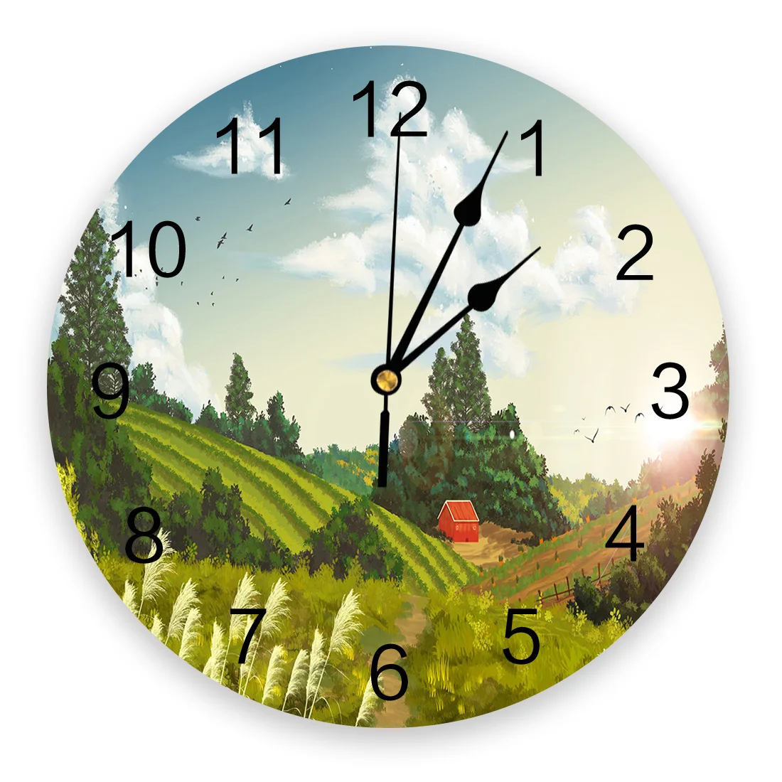 Настенные часы с изображением синего неба и белого облака, украшение для гостиной, цифровые настенные часы, современный дизайн, настенные ч... 
Настенные часы с изображением синего неба и белого облака, украшение для гостиной, цифровые настенные часы, современный дизайн, настенные ч...