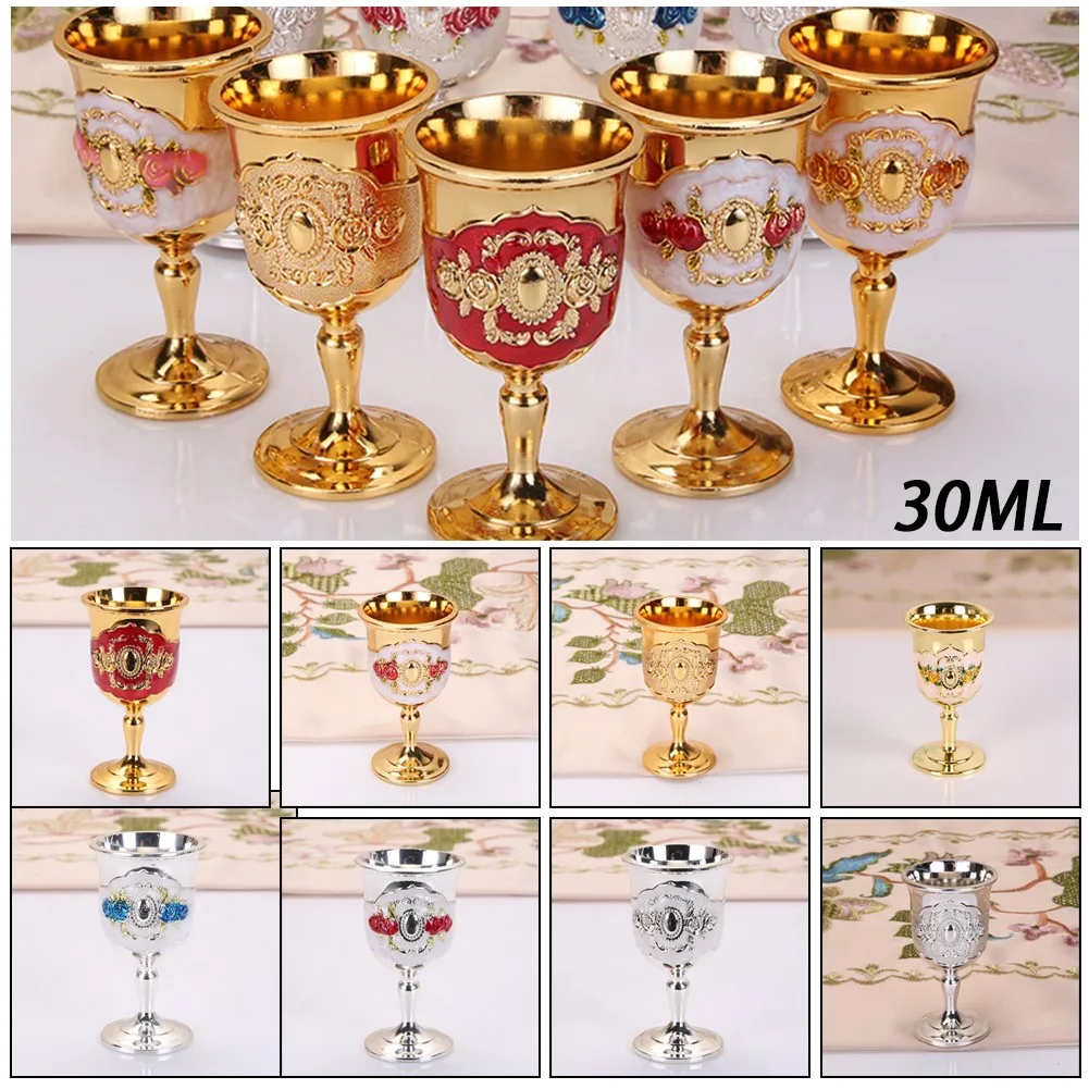 30ML European Retro White Wine Glass A Bite Wine Glass Metal Drop-proof Small Wine Glass High-end Home Diamond Wine Glass
30ML European Retro White Wine Glass A Bite Wine Glass Metal Drop-proof Small Wine Glass High-end Home Diamond Wine Glass