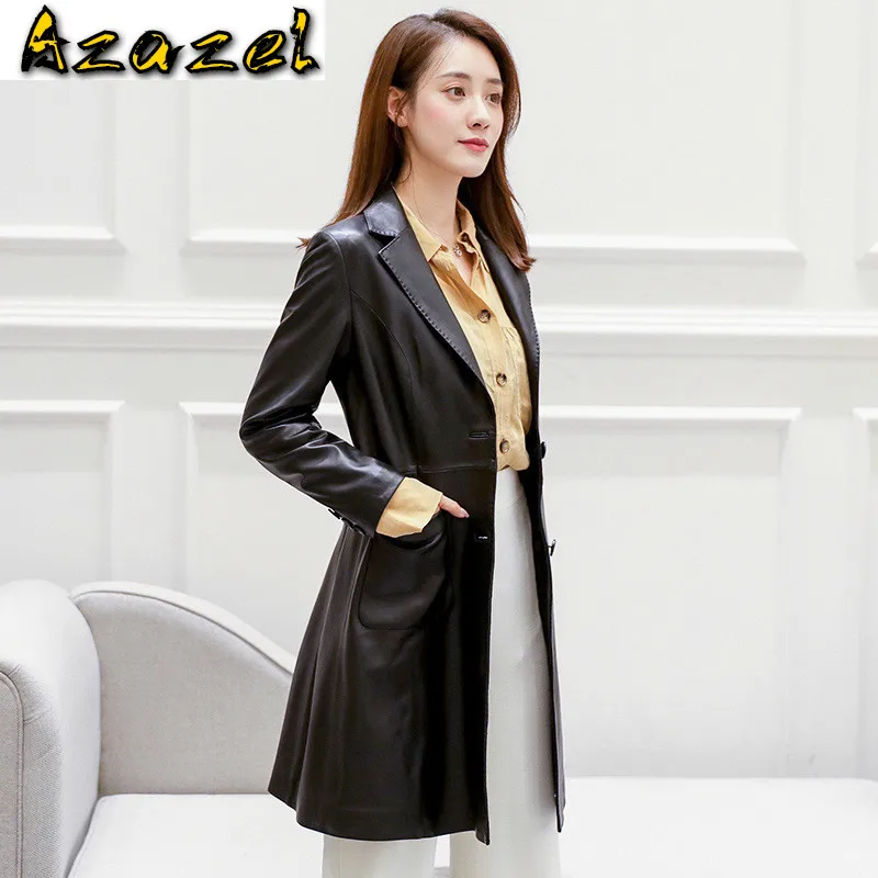Women's Real Leather Jacket Spring Autumn Sheepskin Coats and Jackets Women Korean Long Chaqueta Cuero Mujer HQ18-ZJF43129A
Women's Real Leather Jacket Spring Autumn Sheepskin Coats and Jackets Women Korean Long Chaqueta Cuero Mujer HQ18-ZJF43129A