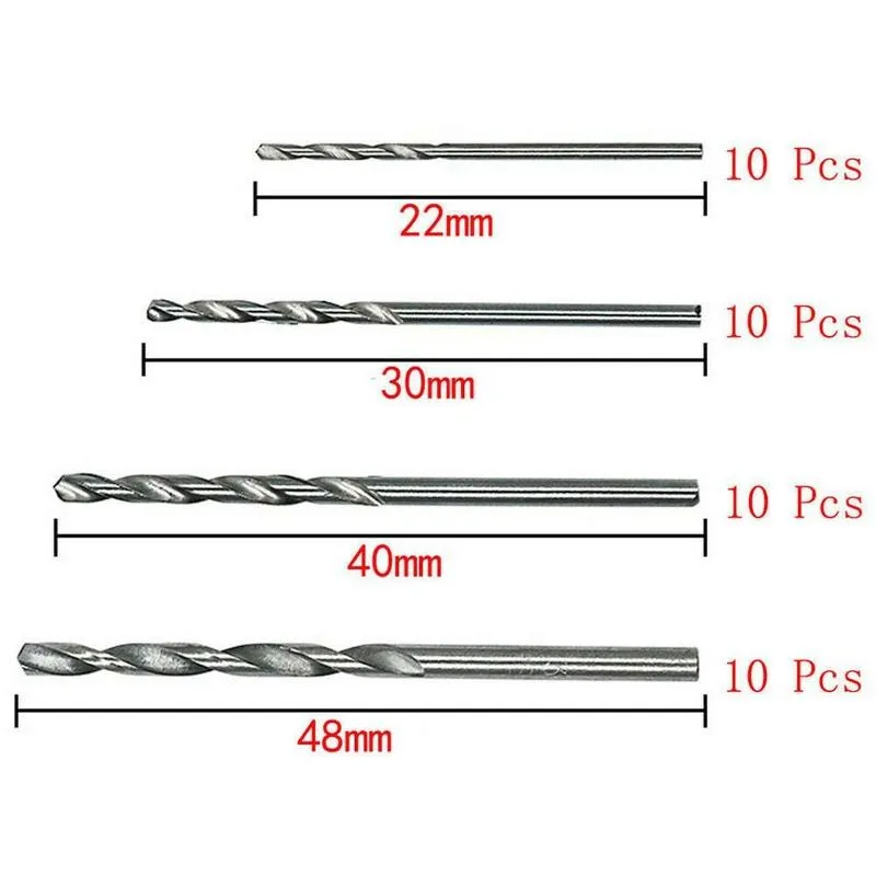 50pcs Mini Drill HSS Bit 0.5mm-3.0mm Straight Shank PCB Twist Drill Bits Set High Speed Steel Tools Household Hardware Drill
50pcs Mini Drill HSS Bit 0.5mm-3.0mm Straight Shank PCB Twist Drill Bits Set High Speed Steel Tools Household Hardware Drill