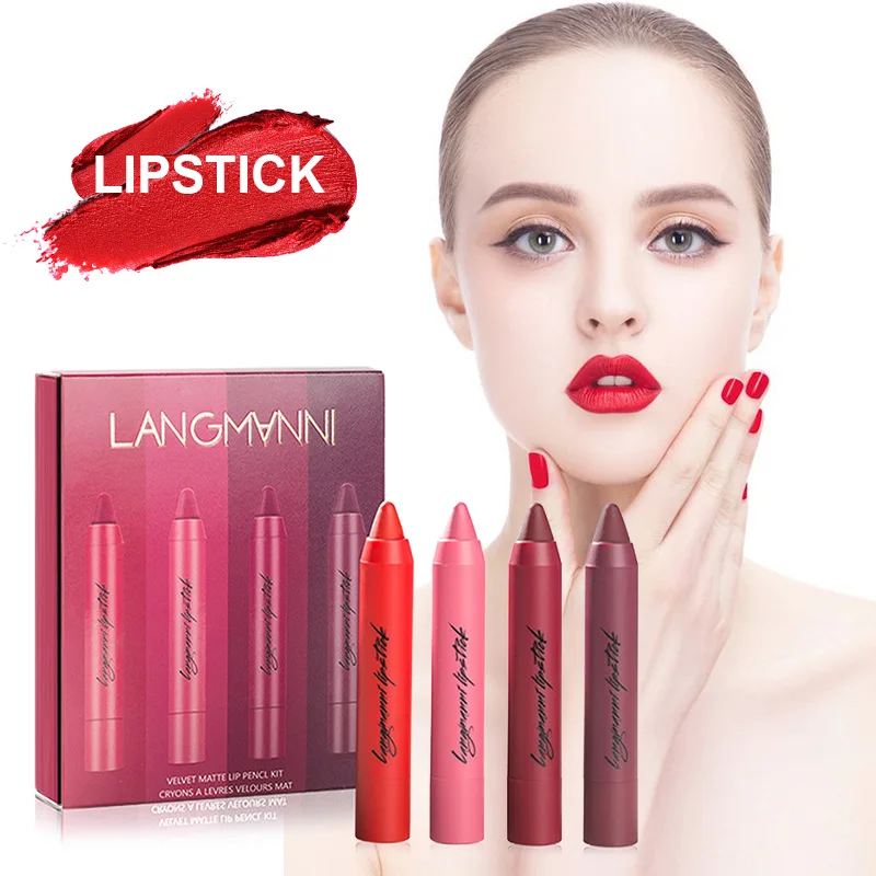 4pcs Matte Lipstick Pen Long Lasting Color Beauty Makeup Lip Cosmetics for Women Ladies ZGOOD
4pcs Matte Lipstick Pen Long Lasting Color Beauty Makeup Lip Cosmetics for Women Ladies ZGOOD