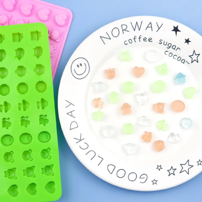 60 holes mini animal silicone mold Jelly Chocolate Homemade Baking Mold Ice cubes, cookies, candies, cake decoration tools
60 holes mini animal silicone mold Jelly Chocolate Homemade Baking Mold Ice cubes, cookies, candies, cake decoration tools