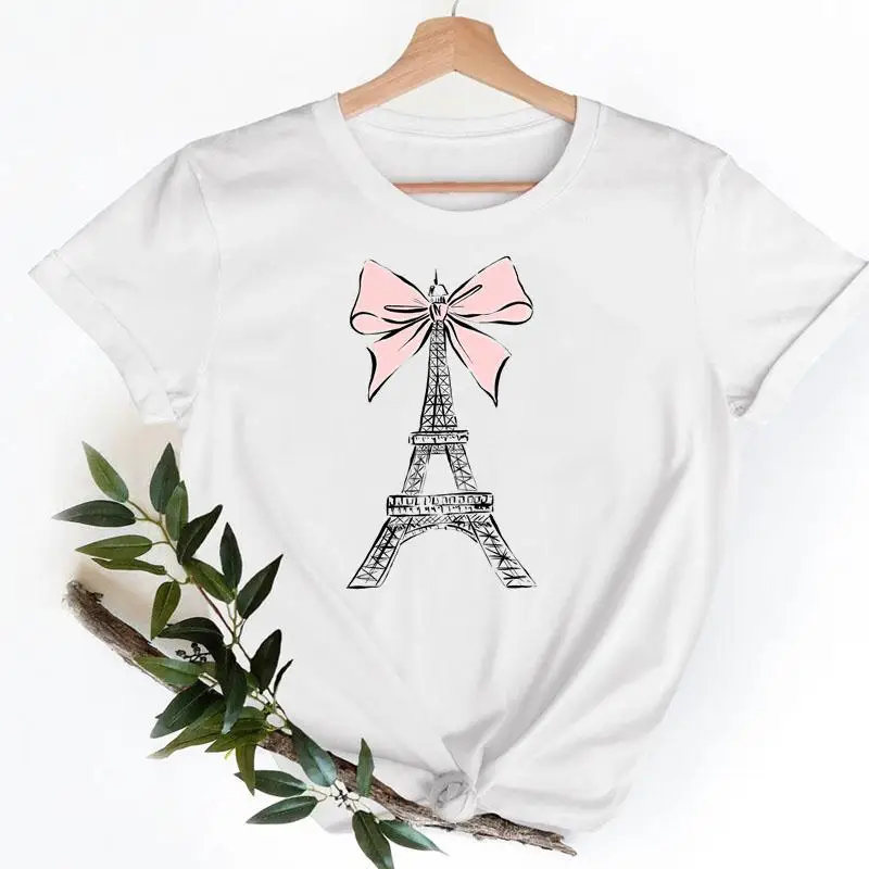 Футболка женская с бантом, Стильная Милая Повседневная модная рубашка с коротким рукавом для путешествий, топ, женская одежда с графическим...
Футболка женская с бантом, Стильная Милая Повседневная модная рубашка с коротким рукавом для путешествий, топ, женская одежда с графическим...
