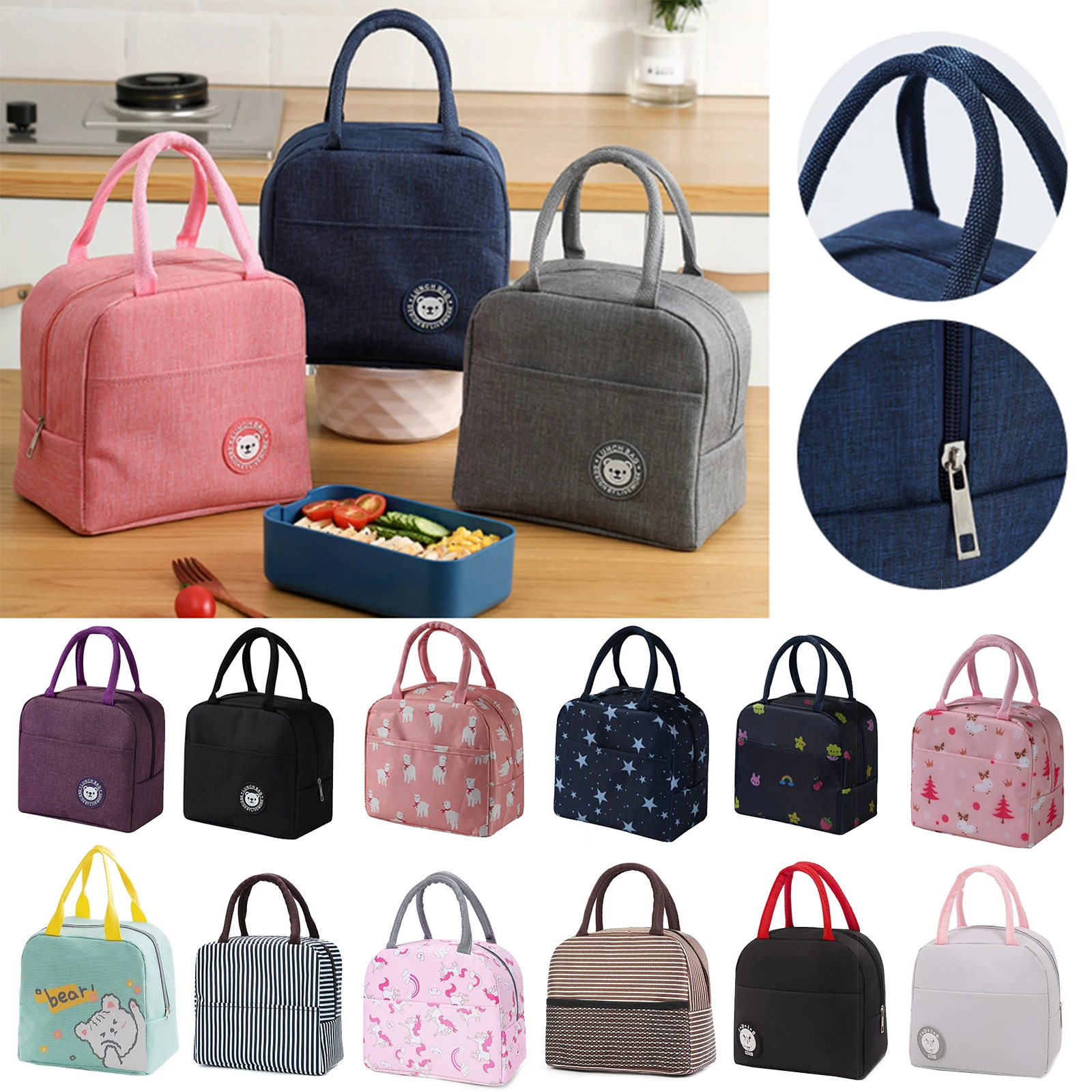 New Style Portable Lunch Bag Insulated Lunch Box Tote Bag Refrigerated Tote Bag Women's Lunch Bag Tote Bag Food Bag
New Style Portable Lunch Bag Insulated Lunch Box Tote Bag Refrigerated Tote Bag Women's Lunch Bag Tote Bag Food Bag