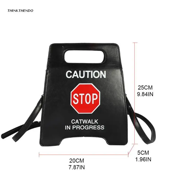 Crossbody Purses Caution Stop Sign Handbags for Women Leather Shoulder Bag for Ladies Creative Tote Messenger Bag
Crossbody Purses Caution Stop Sign Handbags for Women Leather Shoulder Bag for Ladies Creative Tote Messenger Bag