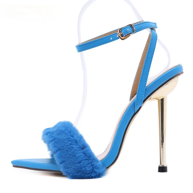 RANMO Eilyken 2021 New Pink White Women Sandals Sexy Open Toe Furry Fur Summer High-Heeled Sandals Ladies Wedding Stripper shoes
RANMO Eilyken 2021 New Pink White Women Sandals Sexy Open Toe Furry Fur Summer High-Heeled Sandals Ladies Wedding Stripper shoes
