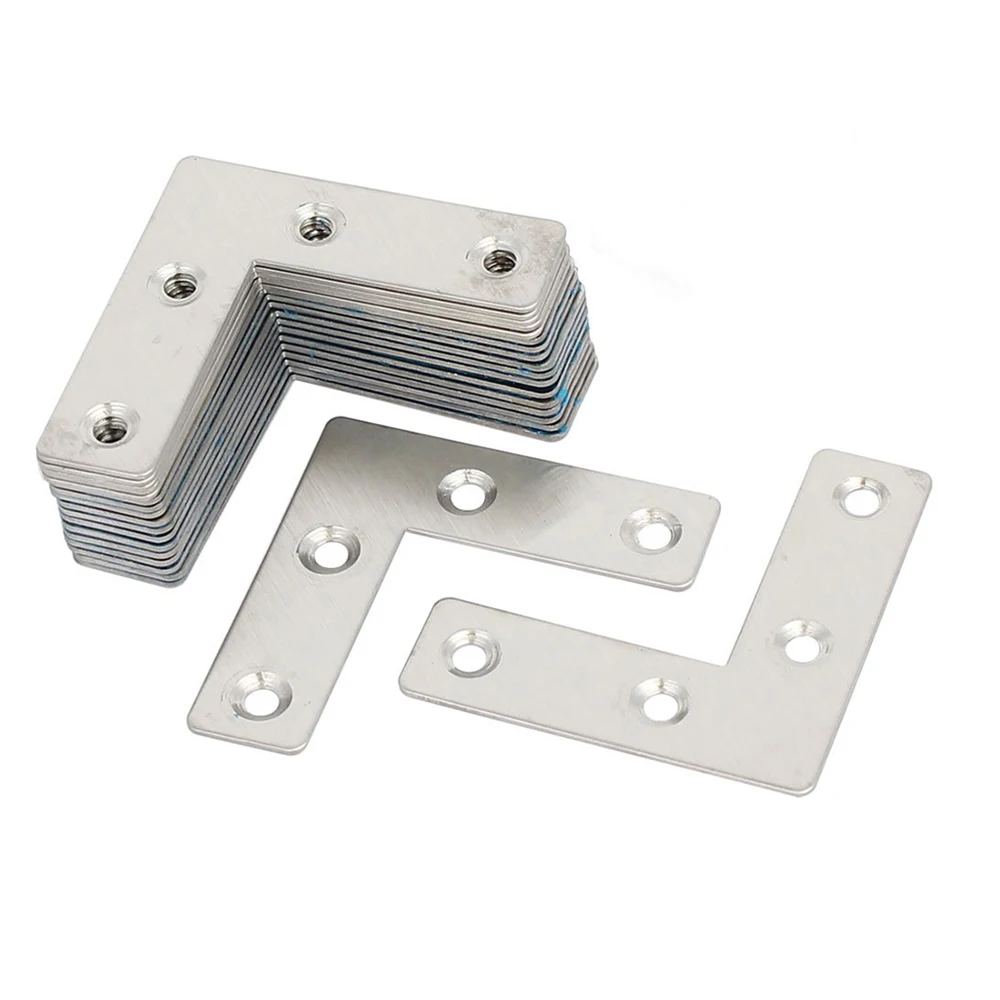 8 Pieces 10 Pieces 20Pieces Stainless Steel L-joint 90 Degree Right Angle Fixed Plate Corner Bracket
8 Pieces 10 Pieces 20Pieces Stainless Steel L-joint 90 Degree Right Angle Fixed Plate Corner Bracket
